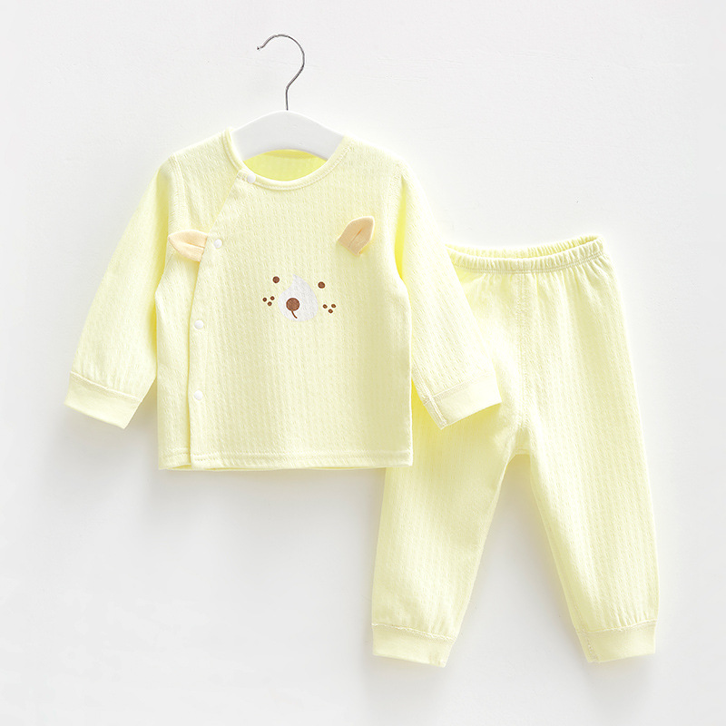 Ropa y pantalones de otoño para bebés, conjuntos separados de primavera y otoño para recién nacidos, conjunto de ropa interior de algodón fino para niñas y niños, ropa infantil, algodón puro.