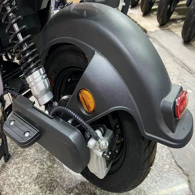 009 accessories, Electric vehicle fender - 09a7-universal-widened-rear-mudguard-with-reflective-markers