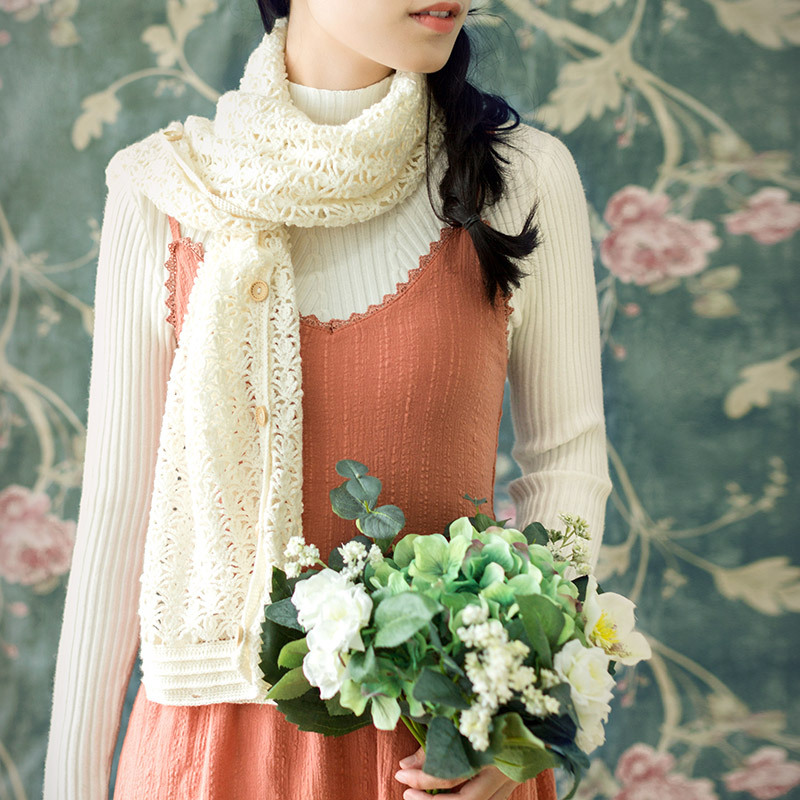 苏苏姐家四季多用披肩围巾diy钩针编织秋冬羊毛线团材料女