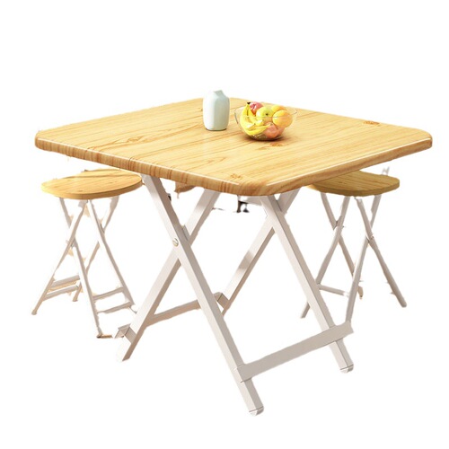 Folding table dining table home small apartment dining table square simple table rental portable simple small square table