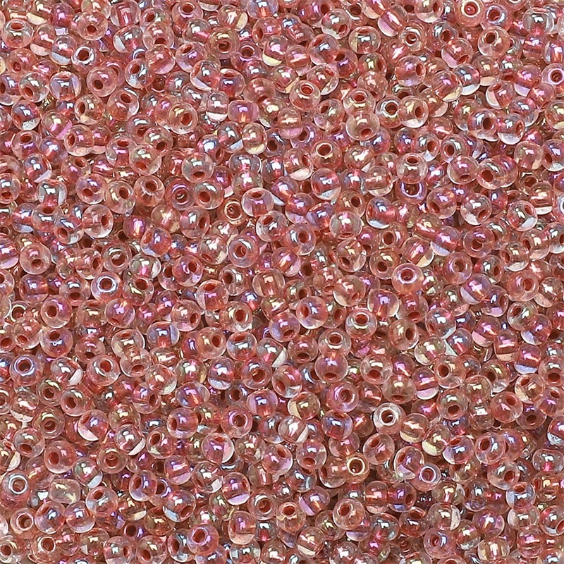 2 - 4mm accesorios de collar de pulsera caseros DIY hechos a mano con cuentas de arroz de núcleo teñido de cuentas de color mágico súper excelente