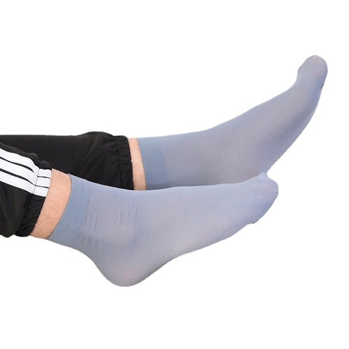 Summer business men's bamboo fiber breathable stockings thin mid-tube striped socks 10 pairs of socks manufacturer wholesale