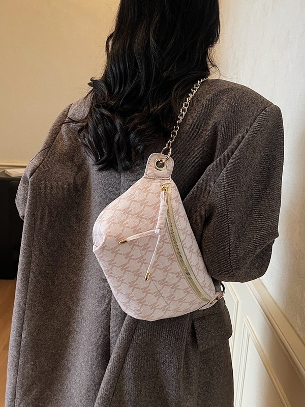 2026 nuevo bolso de pecho retro impresión temperamento crescente bolso bolso de bolso de hombro de gran capacidad bolso de mujer bolso de mujer image 4