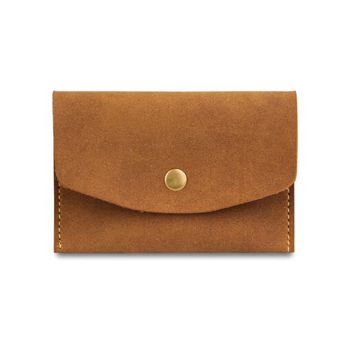 PU leather retro cover type one-fold simple and convenient small card holder to carry with you bus card holder ID card holder
