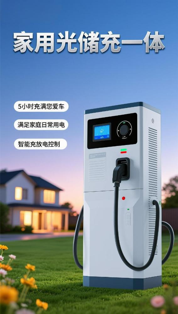 Customized Home-Use New Energy Charging Pile 7Kw Photovoltaic Storage Charging Lithium Iron Phosphate Energy Storage System 5Kwh Electric Vehicle
