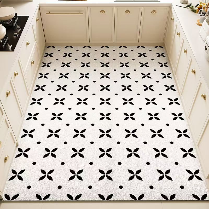 Alfombrilla especial para cocina, impermeable y a prueba de aceite, pvc, tapete de cuero para el hogar, tapete antideslizante y antisucio para el vestíbulo