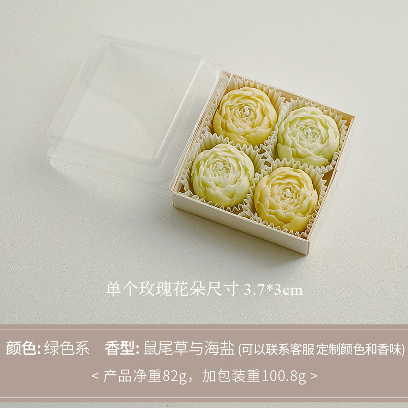 七夕礼物情人节伴手礼生日小礼品candle跨境创意玫瑰香薰蜡烛套装|undefined