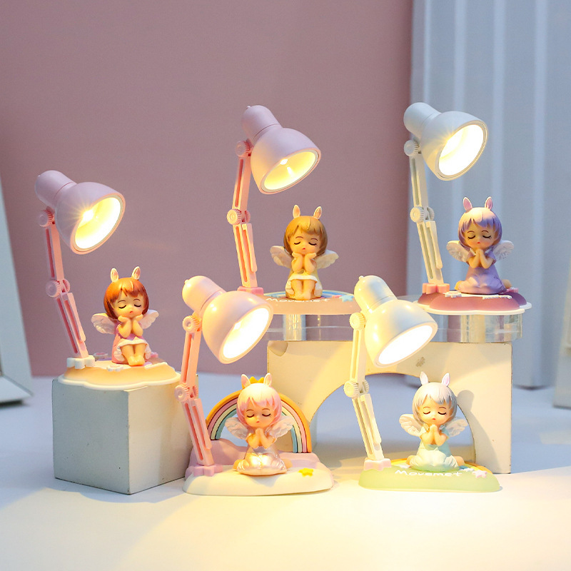 Huameng Yunjing Small Lamp Blind Box Cute Anne Baby Mini Table Lamp Student Dormitory Bedside Night Light Wholesale