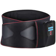 电动电加热护腰带固定振动按摩器仪艾草热敷腰椎腰部男士女士专用
