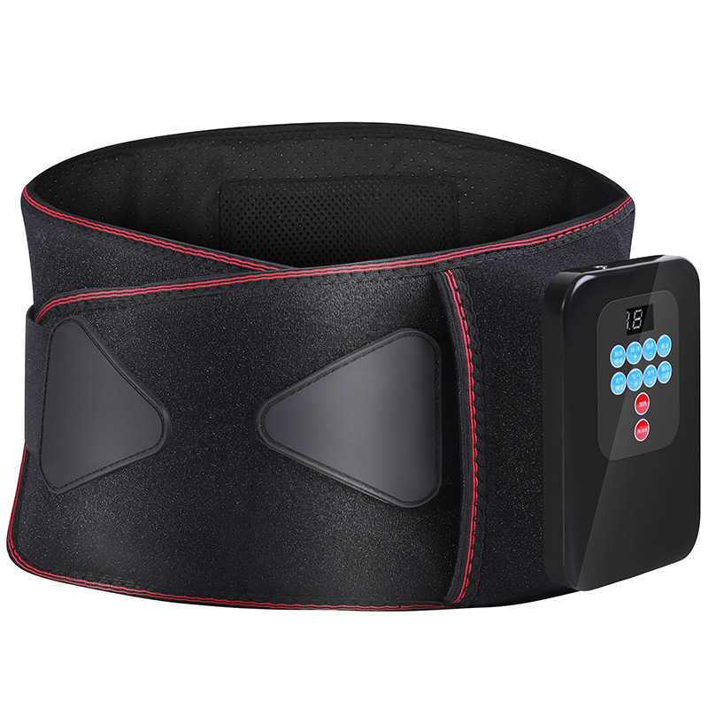 电动电加热护腰带固定振动按摩器仪艾草热敷腰椎腰部男士女士专用