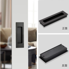 暗拉手嵌入式抽屜暗裝拉手鋁合金開槽隱形櫃門衣櫃家用移門把手