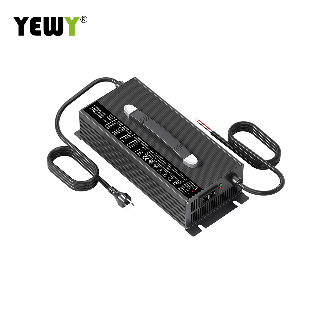 12V100A智能三段式充电器 铅酸免维护电池充电器