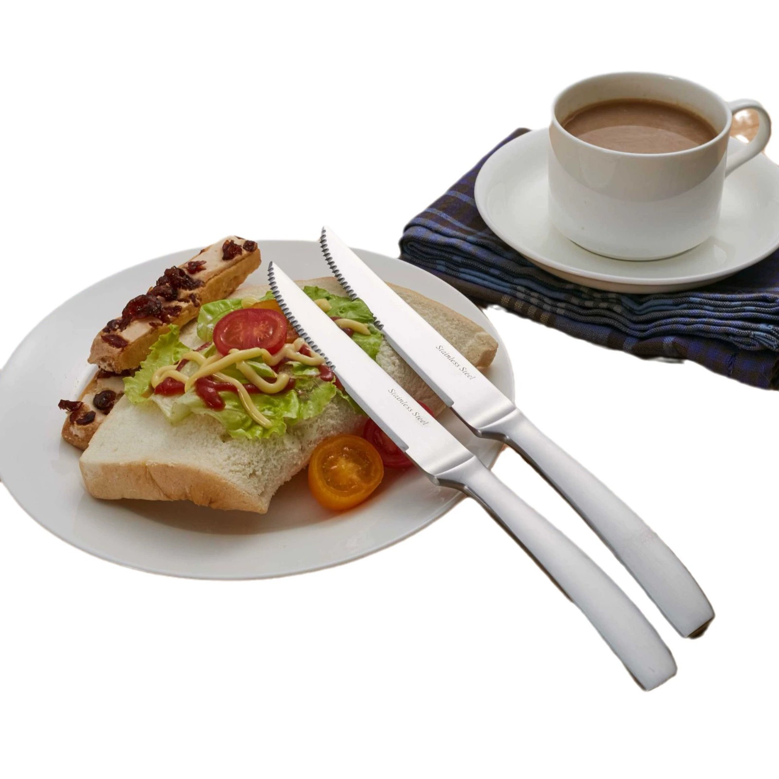 Nordic Stainless Steel Bull Bulls Portuguese beef steak tableware butter knife Creative home supplies Western dining knife buffet