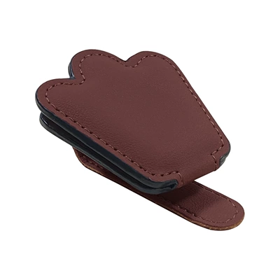 Car Glasses Clip/Bill Clip Holder Bill Holder Portable - coral-red