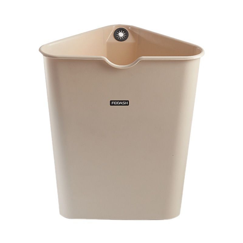 Creative Triangle Plastic Trash Can Coverless Kitchen Bathroom Living Room Household Corner Bedroom Shop