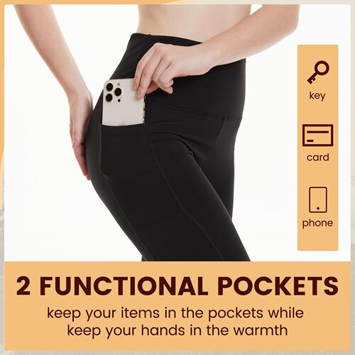 High Waisted Leggings for Women Soft Athletic Tummy Black Dark Grey