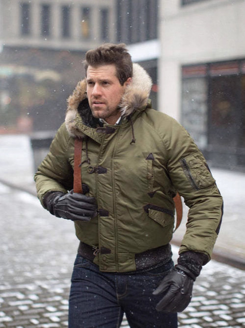 Winter Cotton Thickeneded Men's Bomber Jacket Casual Hooded Loose Ma1 Baseball Uniform Men's Jacket