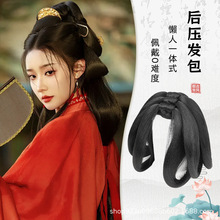 纸鸢发髻假发古风一体式唐朝假发包富贵唐风造型古装后压发髻日常