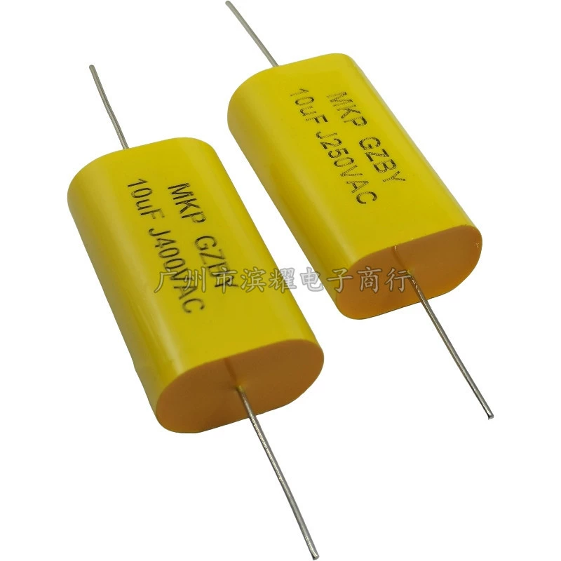 MKP осевой через сердечник конденсатор 250VAC10UF 400VAC 106 не полярный аудио ультразвуковой конденсатор