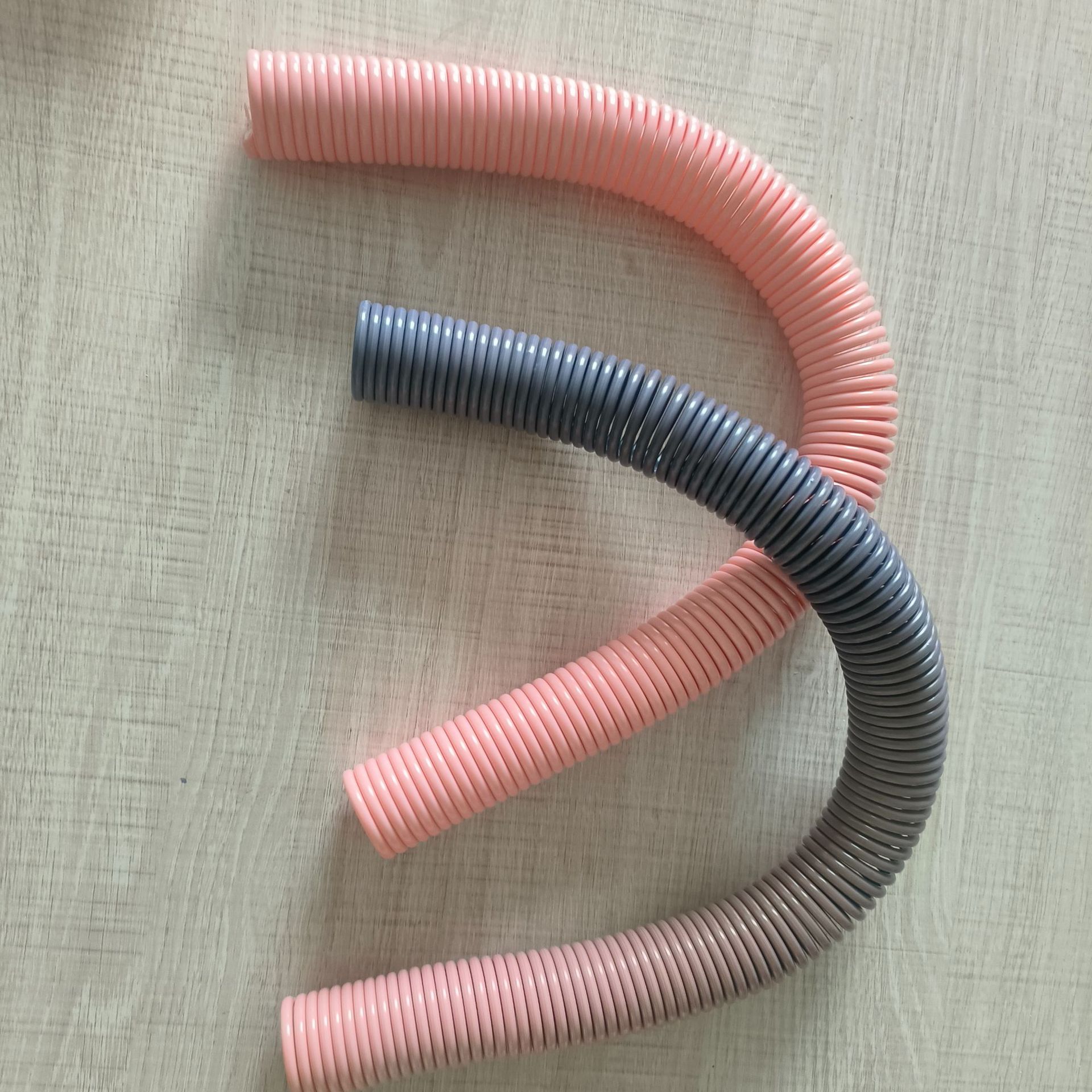 网红呼啦圈螺纹管、呼啦圈彩管伸缩筋管弹簧管PVC管网红管