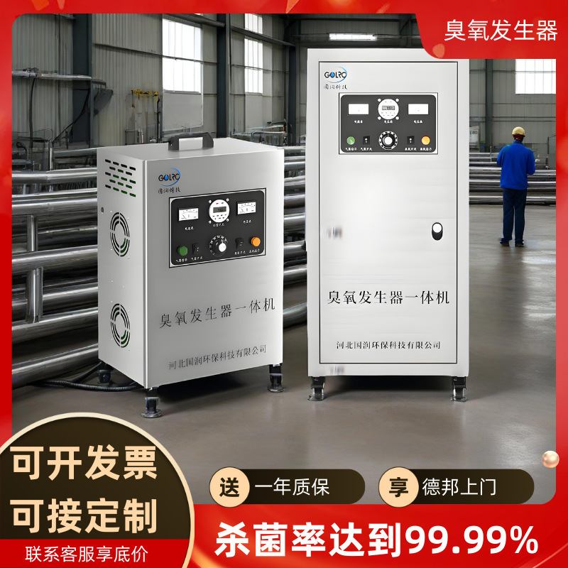 100g Large Industrial Ozone Generator Water Treatment Laboratory Ozone Disinfection Machine Farm Commercial Food Factory