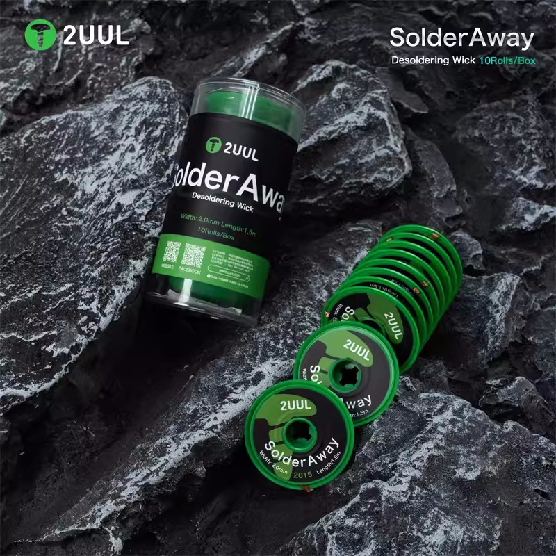 2UUL 주석 철사 청소 패드 제거 마더보드 청소 주석 제거 휴대 전화 유지 보수 강한 주석 흡수 스트립 주석 흡수 스트립