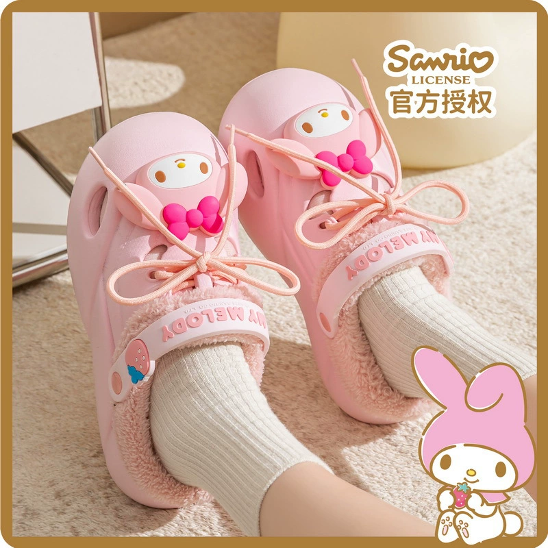Санрио Хлопок Крытая обувь для дома на открытом воздухе теплая мода милая