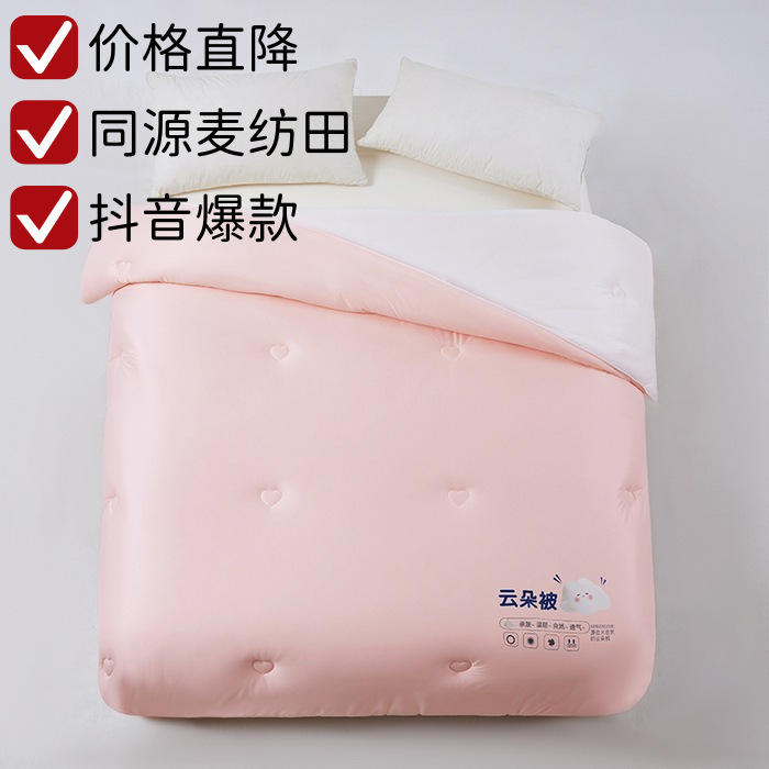 Nantong Maifangtian Woven Cooling Quilt, Thick Winter Milk Silk Corn Quilt, Pure Cotton Spring and Autumn Quilt for Winter