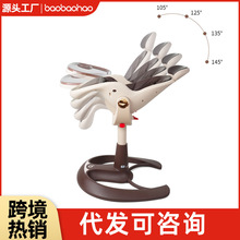 宝宝好293升降半卧躺高景观餐椅儿童0-6岁桌子一件代发出口可升降