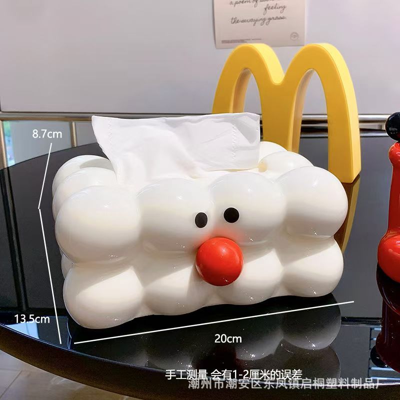 Nueva caja de pañuelos de algodón de azúcar de alta apariencia hogar sala de estar caja de almacenamiento de pañuelos KTV restaurante de alta gama caja de pañuelos