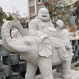石雕弥勒佛图片大全集 寺庙天王殿大肚弥勒未来佛加工 款式多任选