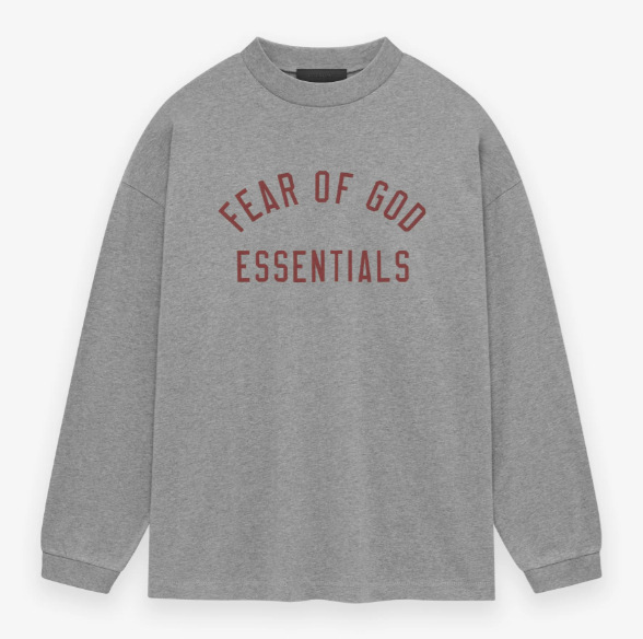 24FW欧米のファッションブランドエッセンティアルスFOGアルファベットプリント半袖tシャツ男女長袖tシャツパーカー|undefined