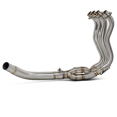 Suitable for Motorcycle Exhaust Pipe Modification Gsxr600/750 Stainless Steel Front Section to Connect to the Original Tail Section (Motorcycle exhaust pipe) - gsx600750-front-section-connected-to-the-original-rear-section
