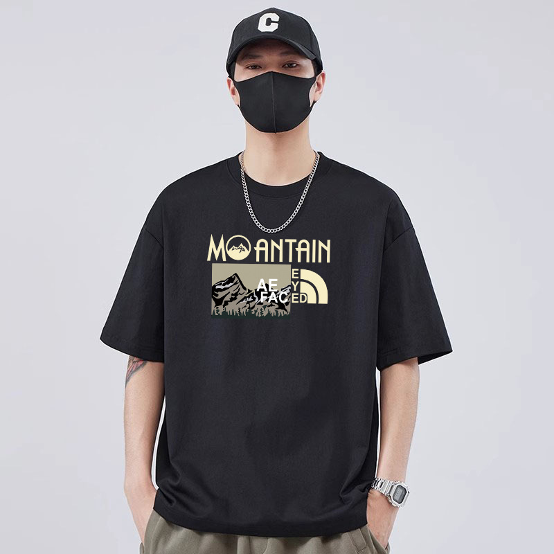 T-shirt Trendy Brand High-end Short-sleeved Men's Summer 2025 New Ins Loose Heavy-weight Round Neck Pure Cotton Half-sleeved Top T-shirt