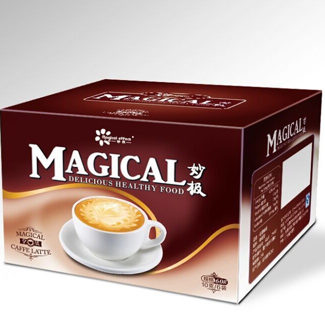 【コーヒー】電気商星ホテル航空会社のインスタントラテは耳のミルクコーヒー粉とロゴを溶かす|undefined