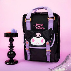 Kuromi Sweet Donut Backpack for High School Girls & College Students: Campus, Travel, & Leisure-Style Backpack