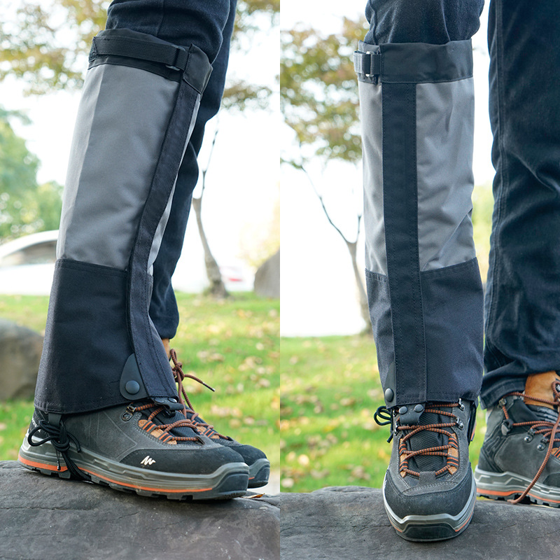 Factory production jungle crossing dead leaves foot cover hiking desert shoe cover matching same color storage bag