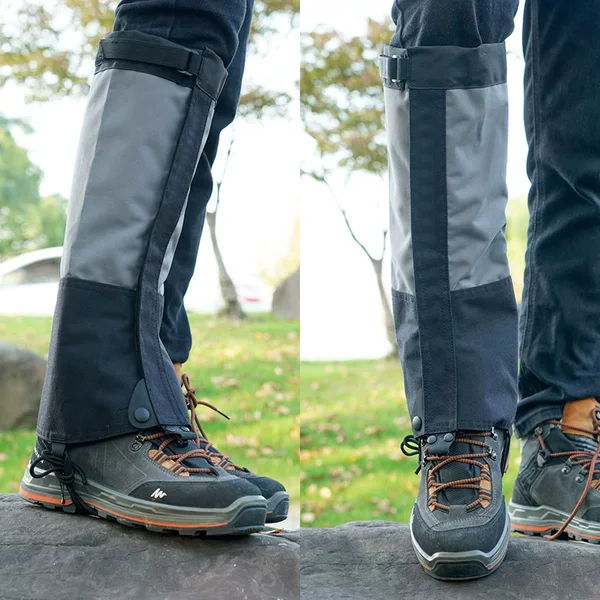 Factory production jungle crossing dead leaves foot cover hiking desert shoe cover matching same color storage bag