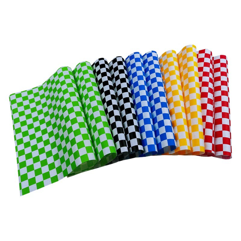 Бумага с покрытием подгонянное печатание может пройти Обнаружение FDA 40 г древесной массы маслостойкий гамбургер мясо рулон пластины с покрытием оберточная бумага