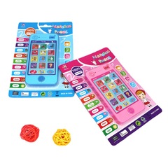 Children's Russian Toy Phone Early Education Toy Russian Alphabet Learning Blue Pink 2 Colors Available