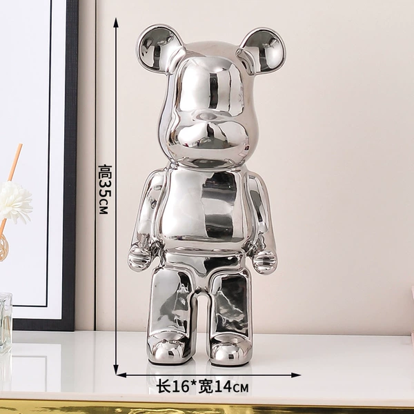 Silver 35cm violent bear saving money