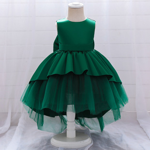 Girls Dress Cotton Blended Children's Dress 2024 New Baby Girl Princess Dress Girls Dress Dress High-End Wholesale