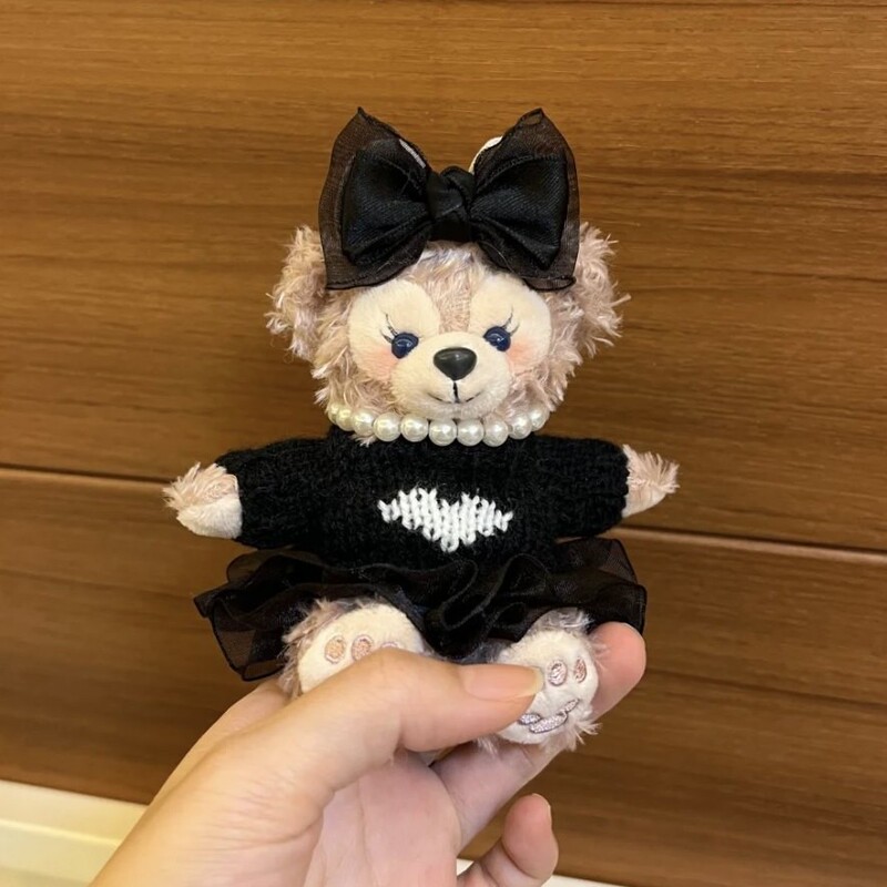 Shirley Rose Bag Pendant Handmade Plush Doll Keychain Duffy Bear Doll Decoration Cute Birthday Gift