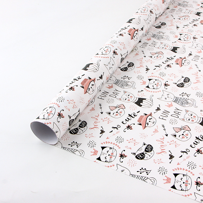 Suministro exclusivo transfronterizo de papel de regalo para el Día del Niño, papel de regalo de cumpleaños con dibujos animados, papel para manualidades infantiles. image 8