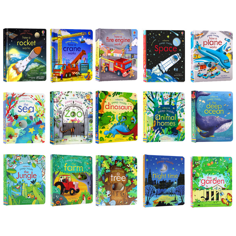 Original English Picture Book Usbrone's Peep Inside Series, a Science-Flap-Book with Holes Original English Picture Book Usbrone's Peep Inside Series, a Science-Flap-Book with Holes