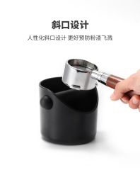 Coffee Powder Chaff Bucket ABS Plastic Knockout Chaff Bucket Circular Small Knockout Chaff Tray Semi-Automatic Coffee Machine Dedicated Waste Chaff Box