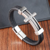 Fashionable woven accessory handmade, trend retro bracelet, European style, wholesale