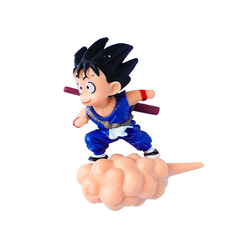 Wukong micro paisaje pequeño cilindro paisaje azul gordo dibujos animados Diver flotante Tanque de peces decoración de paisaje anime Dragon Ball