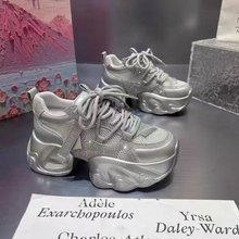 老爹鞋女鞋2025春夏季新款厚底内增高爆版休闲时尚百搭学生鞋女鞋