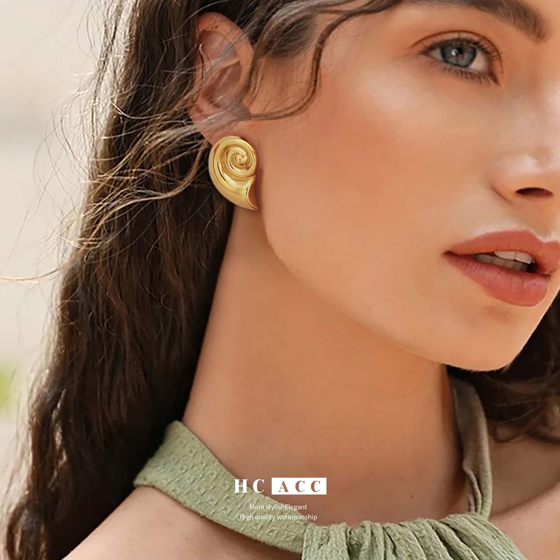 golden-ocean-beach-spiral-conch-earrings-girls-fashion-elegant-whirlpool-earrings-jewelry